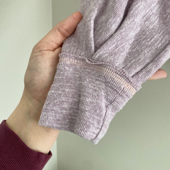 Free people purple cow neck long sleeve purple top womens size small - Picture 3 of 8